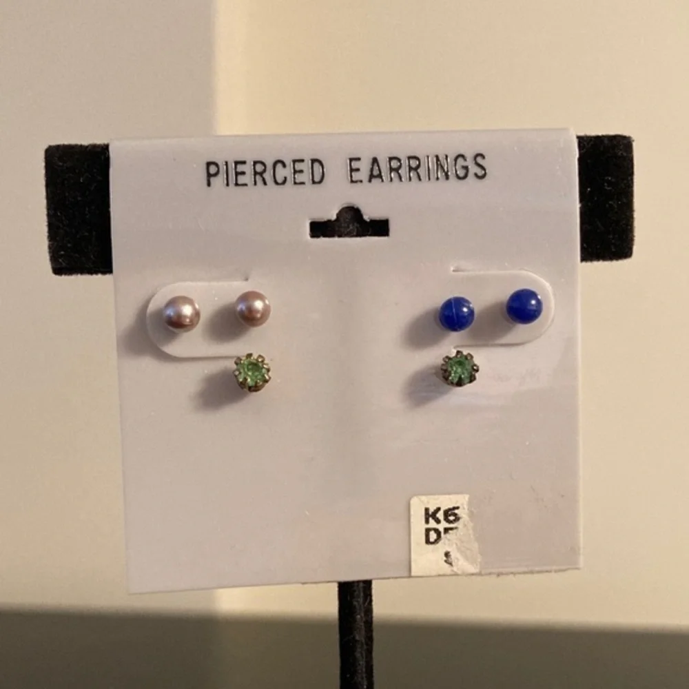Colorful Kids Stud Earrings Set